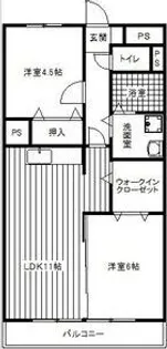 エスポアール井口【4階】の間取り