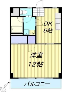 ラハイナハイツ焼山【4階】の間取り