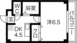 アメニティハイツ中砂【2階】の間取り