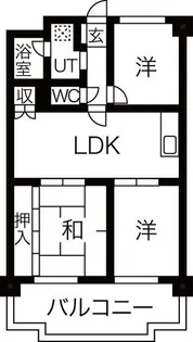 アイカピア植田【3階】の間取り