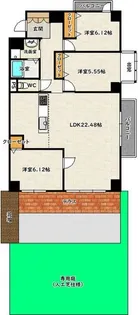 ルミエール瑞穂公園【A -2号室】の間取り