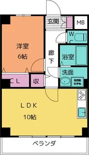 CREAM【101号室】の間取り