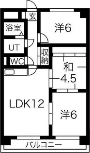 ミラベル元植田【2階】の間取り