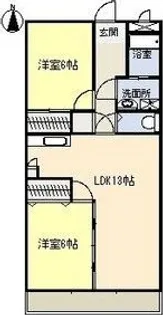 第二宮地興産ビル【105号室】の間取り
