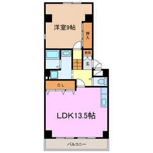 レジデンス永井【3階】の間取り