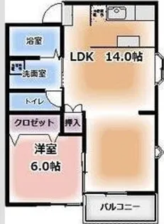 62-Oハウス【1階】の間取り