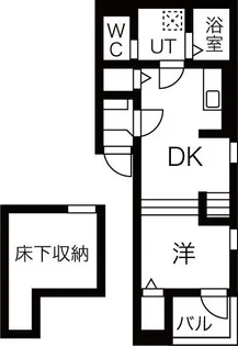 CUBE【1階】の間取り