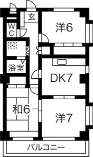 アサノハイツ【2階】の間取り
