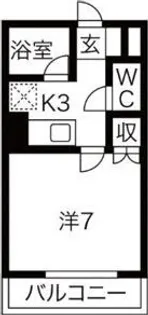 PROXY SQUARE植田西【4階】の間取り