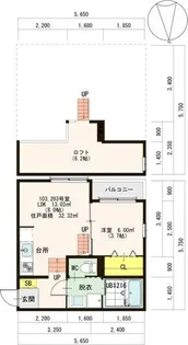 KUMAZAWA【2階】の間取り