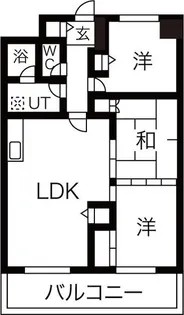 ユニーブル原央【5階】の間取り