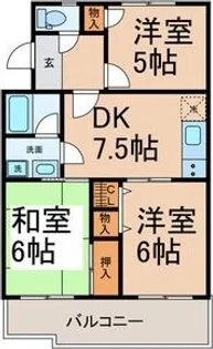 ファミール元桜田【2階】の間取り