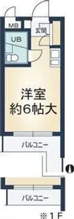リバーサイド植田【2階】の間取り