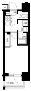 AXAS南品川【11階】の間取り