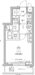 パティーナ大森Duo【4階】の間取り