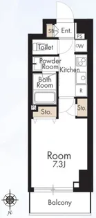 HY's flat 糀谷【7階】の間取り