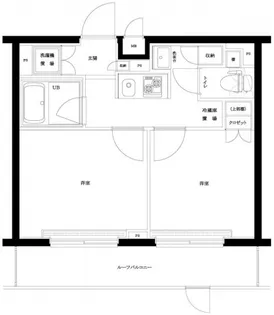 ルー ブル東蒲田六番館【4階】の間取り