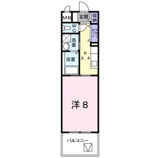 レジデンス K【2階】の間取り