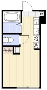 ベルビューアベニュー元住吉【102号室】の間取り