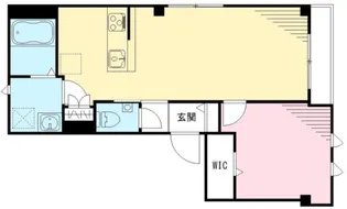 ベルプラージュ池上【3階】の間取り