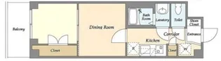 MJレジデンス横濱生麦【4階】の間取り