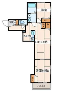 アローズ【3階】の間取り