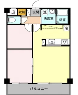MOE MUSASHIKOSUGI【4階】の間取り