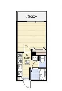 ファーストサウザン【2F02号室】の間取り