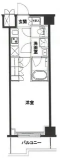 ルーブル武蔵小杉六番館【2階】の間取り
