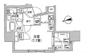 アイル カナーレ品川南【15階】の間取り