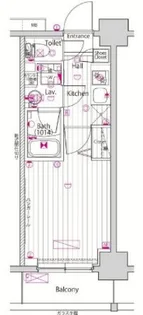 グランド・ガーラ横浜【210号室】の間取り