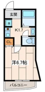 ラネージュ鷺沼【3階】の間取り