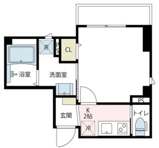 アンジェルース【3階】の間取り