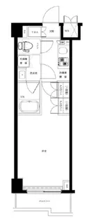 ルーブル蒲田十番館【8階】の間取り