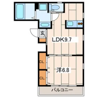 bon Largeur【2階】の間取り