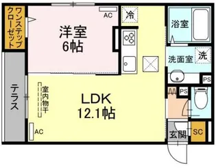Amour【1階】の間取り
