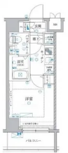 レアライズ川崎【4F02号室】の間取り