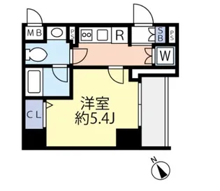 グランヴァン元住吉【5階】の間取り