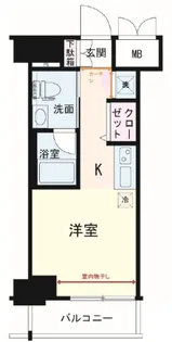 クラリッサ川崎ソレイユ【4階】の間取り