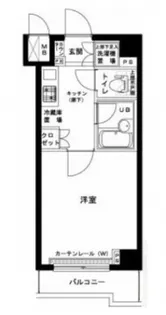 ルーブル蒲田南伍番館【4階】の間取り