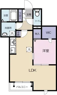 レジデンシア ド リオ【206号室】の間取り