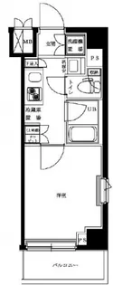 ルーブル川崎中丸子【3階】の間取り
