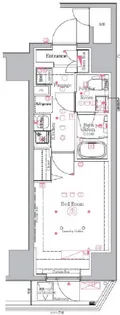 GENOVIA川崎Ⅲ【7階】の間取り
