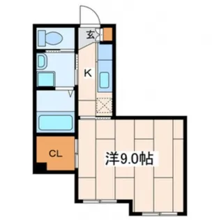 アヴァンセ千年【2階】の間取り