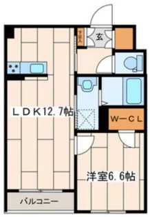 MAISON ARMOISE【1階】の間取り