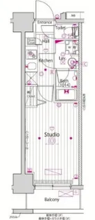 グランド・ガーラ横浜新子安【5F03号室】の間取り