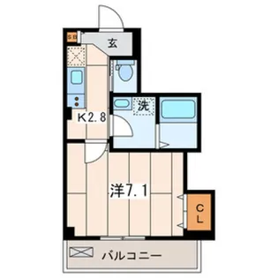 ラ・メール ヒダカ 関内【2階】の間取り
