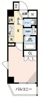 プレール・ドゥーク品川南大井【6階】の間取り
