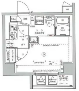 MAXIV川崎【301号室】の間取り