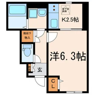 MDファースト【1階】の間取り